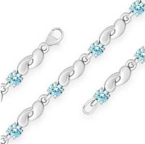 Браслет Серебро родированное 1420015495-1