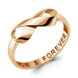 Кольцо Золото красное 52814.1