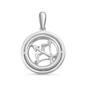 Подвеска Серебро родированное с035791