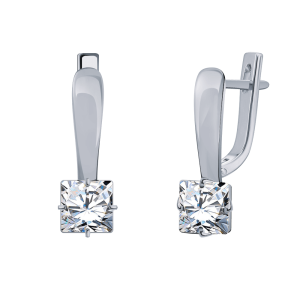 Серьги Серебро родированное 22051-925