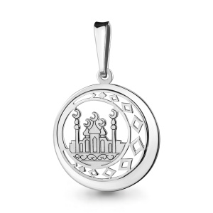 Подвеска Серебро родированное 14003.5