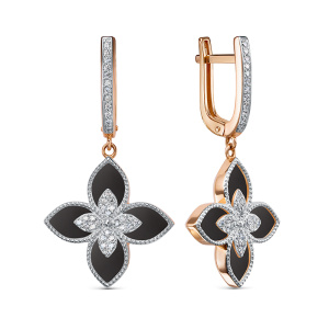 Серьги Золото красное 120127