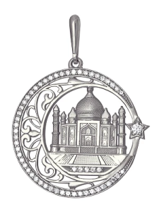 Подвеска Серебро родированное 9R027268л