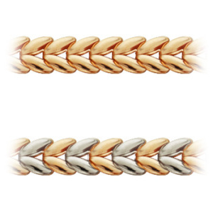 Цепь Золото красное Р051