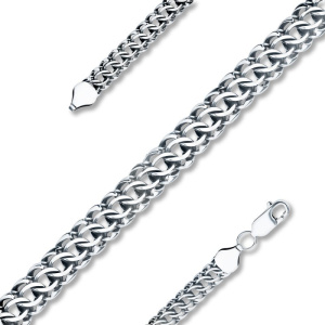 Цепь Серебро родированное ПТГР60