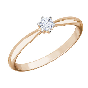 Кольцо Золото белое 1001-0111-0027