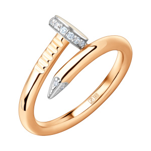 Кольцо Золото красное КФ 1076