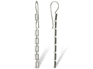 Серьги Серебро родированное 44010346