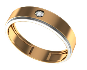 Кольцо обручальное Золото красное 1301284