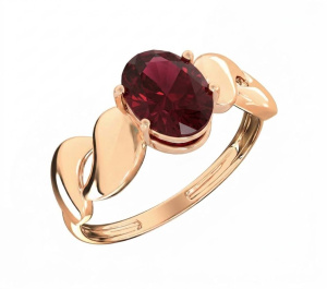 Кольцо Золото красное 10456-1гр