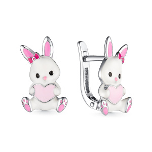 Серьги Серебро родированное 901022341