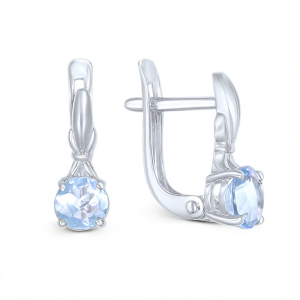 Серьги Золото белое 096387_02_02_011_0003