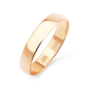 Кольцо обручальное Золото красное 1400008176