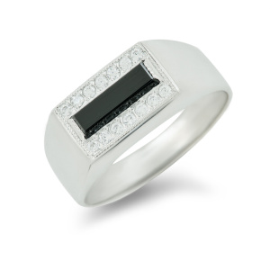 Кольцо Серебро родированное 3302007р