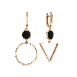 Серьги Золото красное 120131