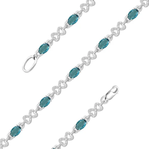 Браслет Серебро родированное 1415018801-503