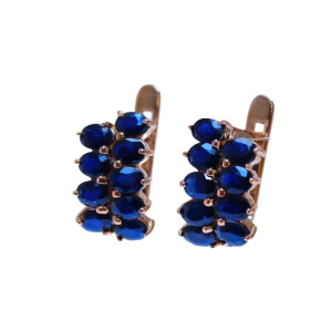 Серьги Золото красное 550Е-777 КС