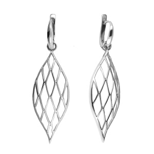 Серьги Серебро родированное 44010410