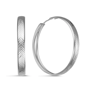 Серьги Серебро родированное с520109/40