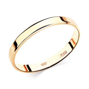 Кольцо обручальное Золото красное 1400008225