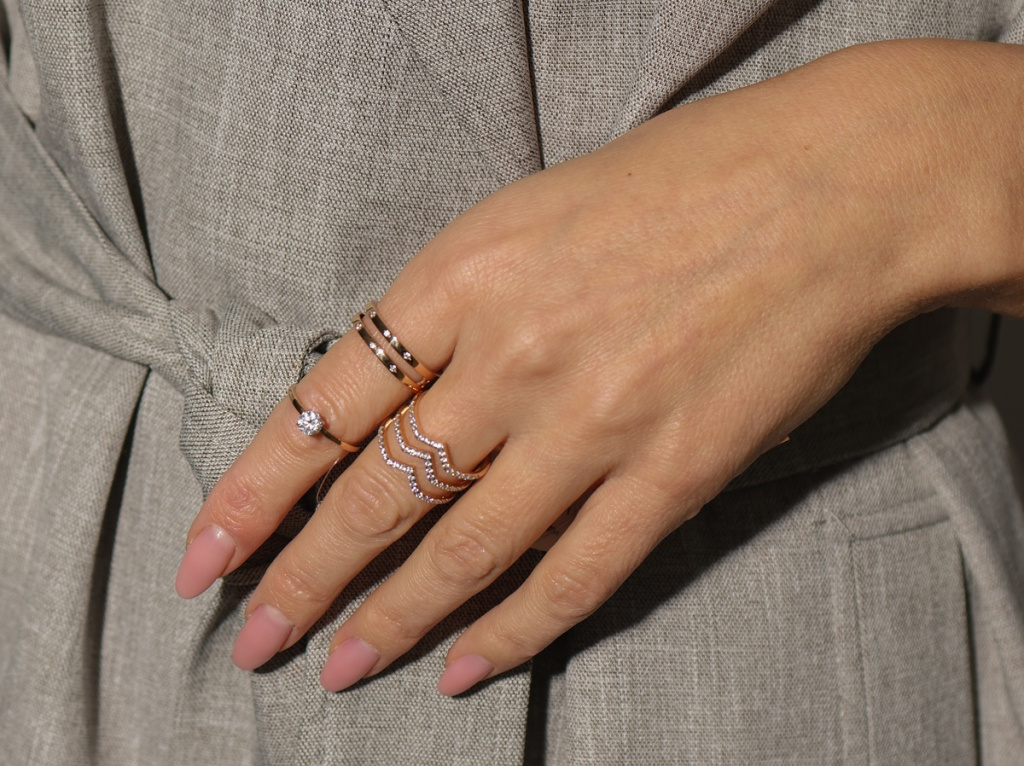 кольцо на указательном пальце