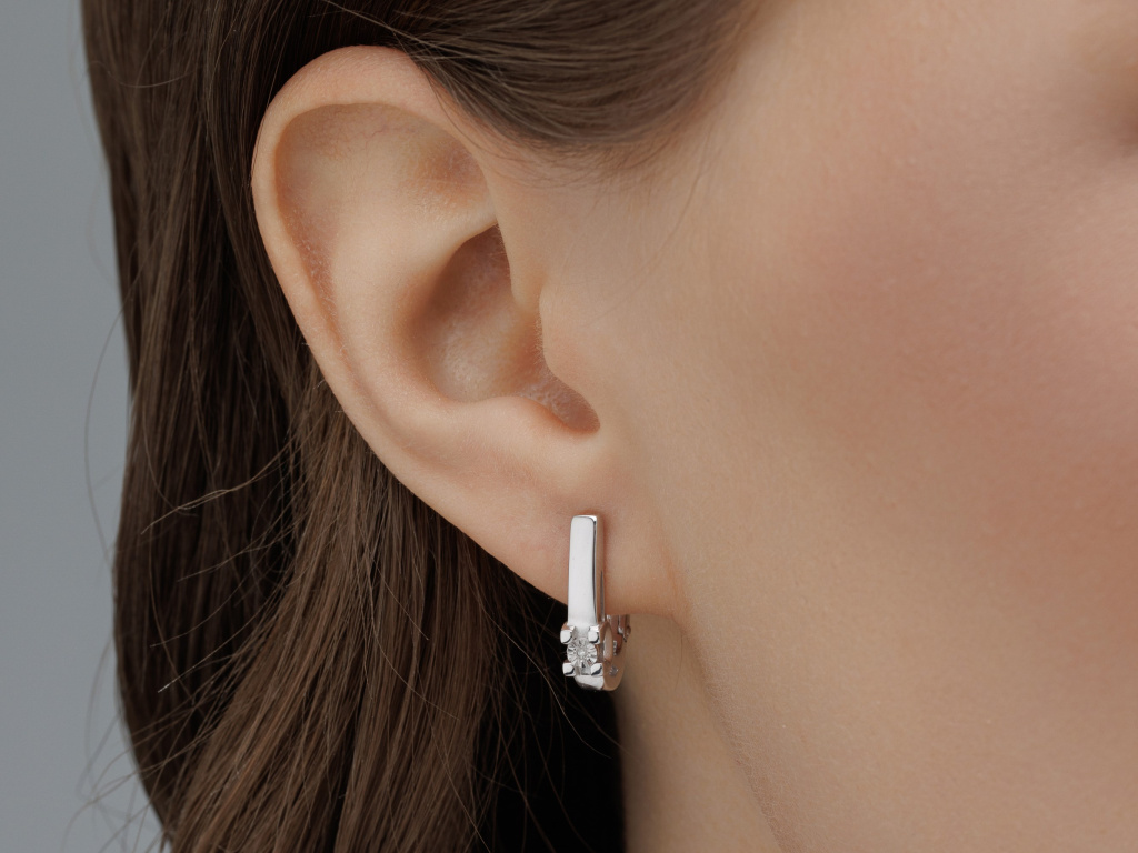 серьги минимализм