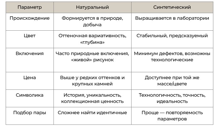 синтетический камень это пример